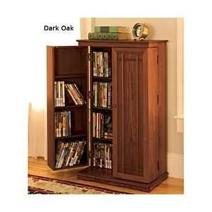  Mission Media Storage Cabinet Light Oak Furniture & Decor