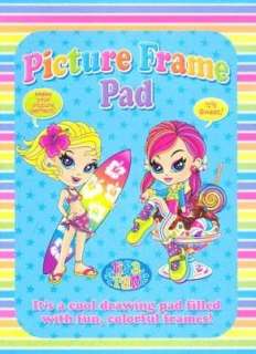   Lisa Frank Surfer Girl Picture Frame Pad by 