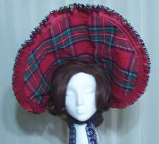  is a fabulous new bonnet. It is a lovely plaid drapery fabric poke 