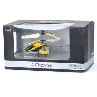 Rechargeable 4 CH R/C Helicopter w/ Gyroscope IR Remote Great Gift