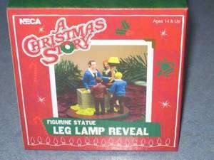 Christmas Story Leg Lamp Reveal Figurine Statue NIP New  