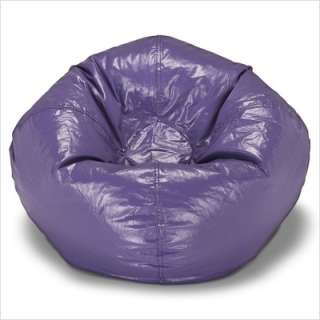 Rocker Large Purple Shiny Bean Bag Chair 98008 094338980080  