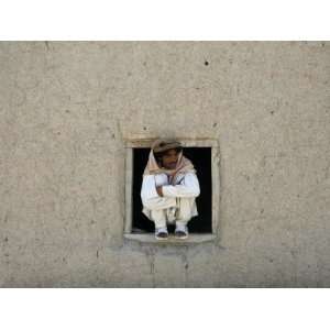  Man Looks on as US Soldiers Patrol in Khost Province, Afghanistan 