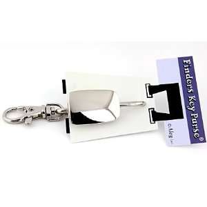   Key Purse Silver Plain Keychain By Alexx Inc. 