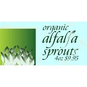  3x6 Vinyl Banner   Alfalfa Sprouts w/Price Point 