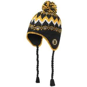  Boston Bruins Triple Deke Tassel Knit Hat Sports 