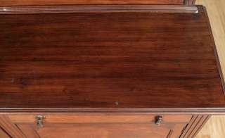   English Queen Anne Mahogany Buffet Sideboard Server c1920 a75  