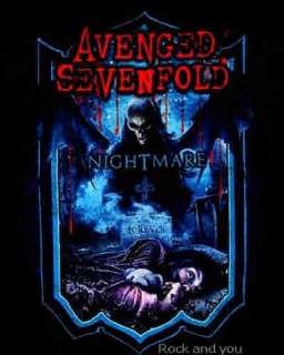 AVENGED SEVENFOLD A7X Nightmare metal rock rare T Shirt S NWT 