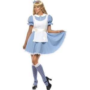   White Alice In Wonderland Fancy Dress Costume Size M Toys & Games