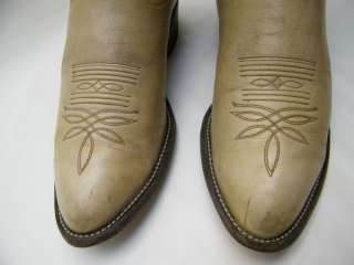   LAMA WORN THICK SOFT LEATHER COWBOY WESTERN BOOTS SZ 10.5~1/2 D  