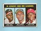 Hank Aaron Frank Robinson Roberto Clemente 1968 Topps All Star  