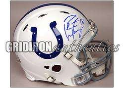 PEYTON MANNING RARE AUTOGRAPHED INDIANAPOLIS COLTS REVOLUTION PRO GAME 