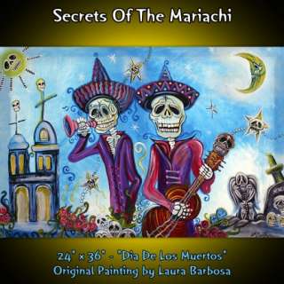 Day Of The Dead, Dia De Los Muertos, Mexican FOLKART Mariachi Band 