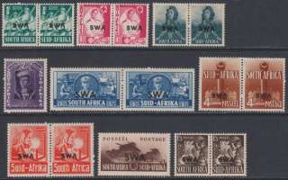 South West Africa #135 143 mint 1941 set cv $63  