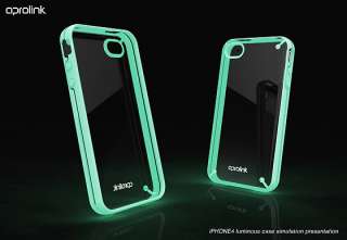 New Hot Aprolink light Luminous Merge Colours iPhone 4 Shell case for 