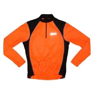  Canari Sight Neon Orange Cycling Jersey Mens Long Sleeve 