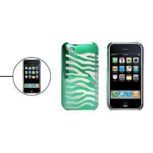  Gino Green Zepra Print Case Cover for iPhone 3GS 