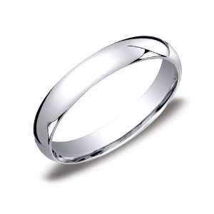   4mm Comfort Fit Wedding Band Ring with Luxury High Polish, Size 4.5
