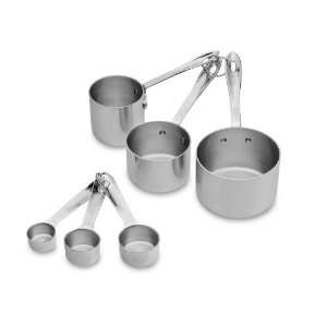  All Clad Stainless Steel 6 pc. Odd Size Measuring Cup 