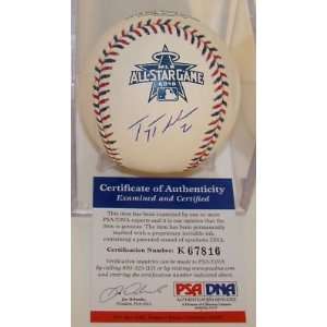 Troy Tulowitzki Autographed Baseball   NEW 2010 ALLSTAR PSA 
