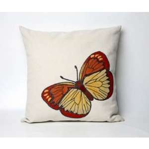    Butterfly Rectangle Indoor/Outdoor Pillow in Orange