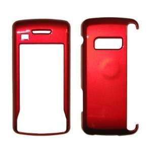 com Red Snap On Cover Hard Case Cell Phone Protector for LG enV Touch 