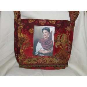  Frida Khalo Textile Messenger Bag 