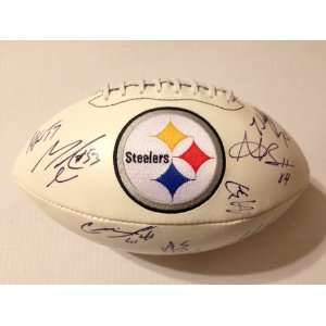  2011 2012 PITTSBURGH STEELERS Team Signed Autographed Logo 