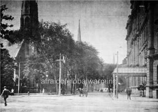 Photo 1908 Montreal, Canada. View   Dorchester Street  