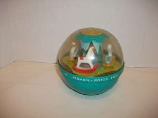 Fisher Price 1966 Roly Poly Chime Ball #165  