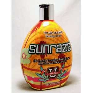   Sunraze Hot Tingle Level 7 50x Bronzer Tanning Lotion 13.5 oz. Beauty