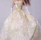 Wedding/Princes​s Gown for Barbie Dolls, Ivory#I03