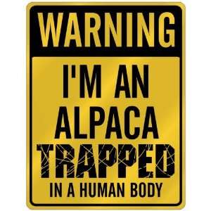   Alpaca Trapped In A Human Body  Parking Sign Animals