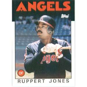  1986 Topps # 464 Ruppert Jones California Angels Baseball 