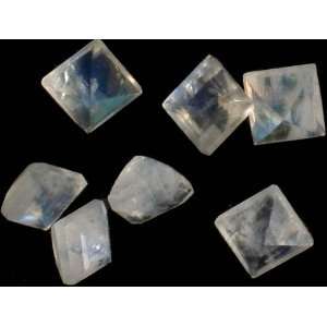 Rainbow Moonstone mm Squares (Price Per 4 Pieces)  