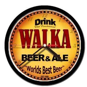  WALKA beer and ale cerveza wall clock 