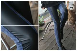   Jeggings Tights Clothing for Womens   Model is wearing Blue, Details