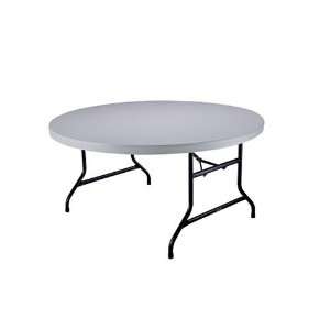  Lifetime 22972 60 Inch Round Folding Table with 60 Inch 