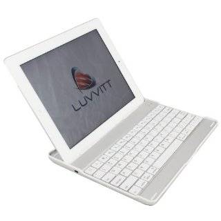 Luvvitt (TM) iPad Aluminum Bluetooth Wireless Keyboard Case / Cover 