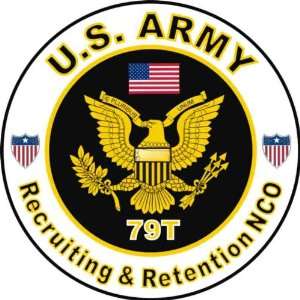 United States Army MOS 79T Recruiting & Retention NCO Decal Sticker 5 