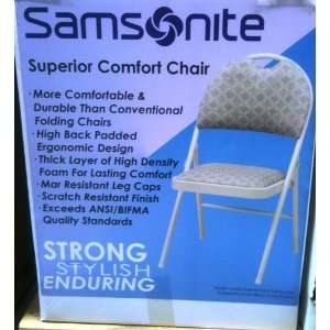  Set of 4 Samsonite Padded Folding Chairs Office/home 