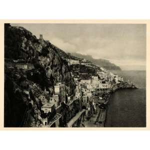   Buildings Costiera Amalfitana   Original Photogravure