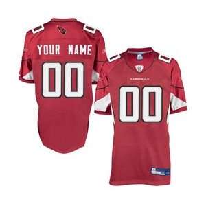Reebok NFL Equipment Arizona Cardinals Red Authentic Customized Jersey 
