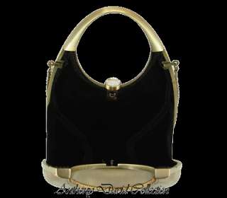 Handbag Evening Bag Purse w/ Swarovski Crystal ADAC  