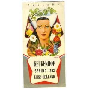  1953 Kuekenhof Holland Brochure Tulips & Flowers 