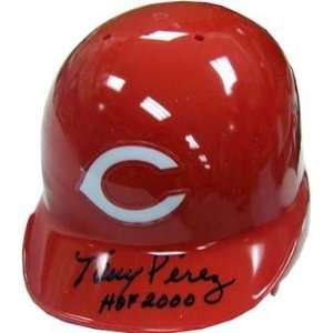 Tony Perez HOF 2000 Autographed / Signed Cincinnati Reds Baseball Mini 