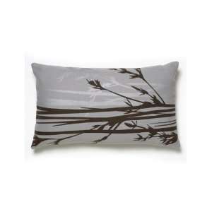  Amenity Cove Pillow in Cocoa and Silver