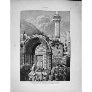  Palestine 1881 Great Mosque Jamia El Kebir Nablus John 