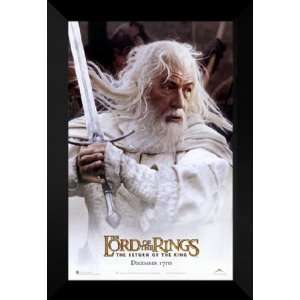  Lord of the Rings King 27x40 FRAMED Movie Poster 2003 