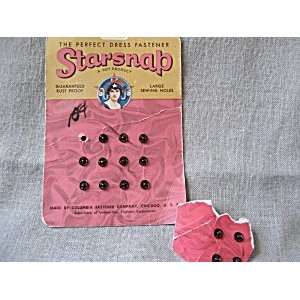  Vintage Card of Starsnaps/The Perfect Dress Fastener 